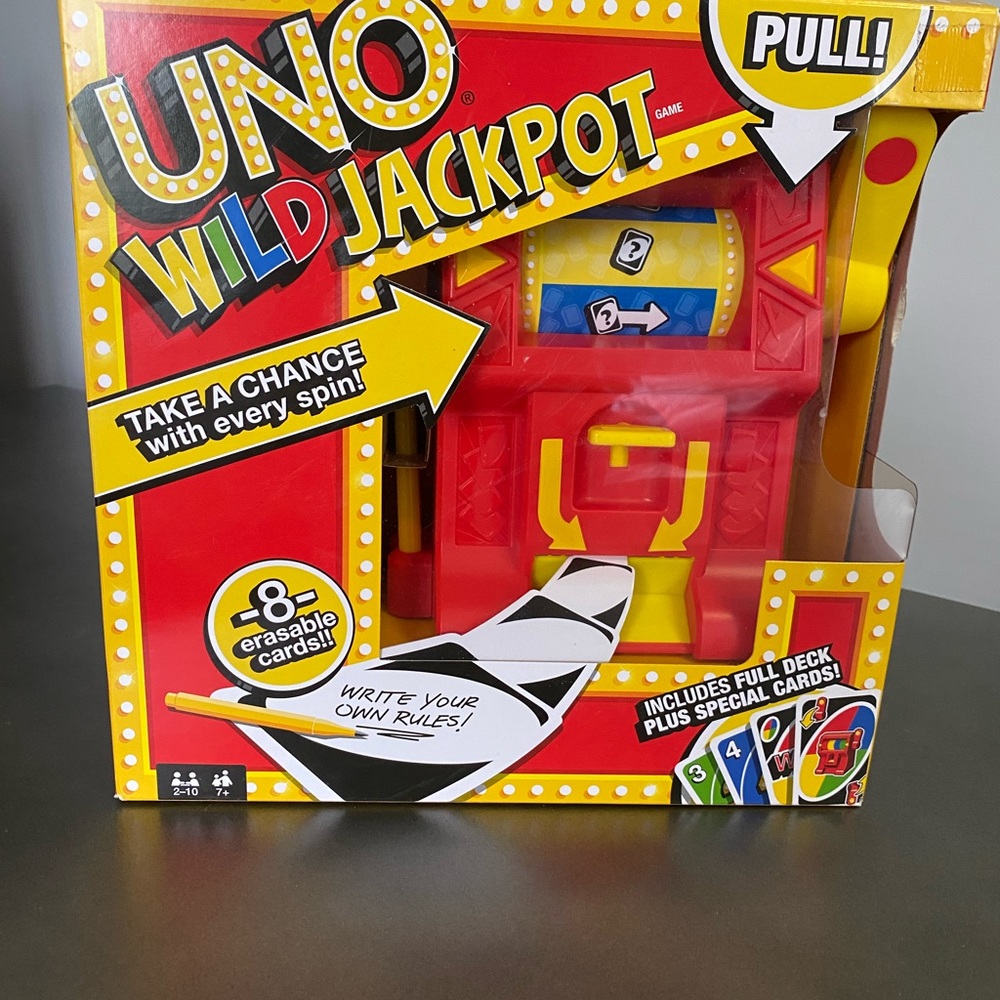 Brand New Collectable Wild Uno Jackpot Game